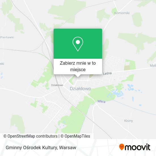 Mapa Gminny Ośrodek Kultury