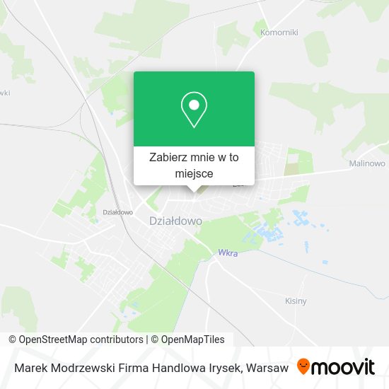 Mapa Marek Modrzewski Firma Handlowa Irysek