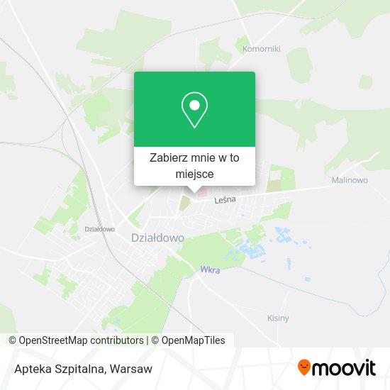 Mapa Apteka Szpitalna