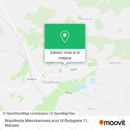 Mapa Wspólnota Mieszkaniowa przy Ul Rydygiera 11