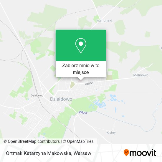 Mapa Ortmak Katarzyna Makowska