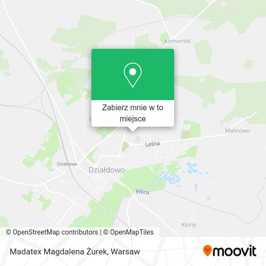 Mapa Madatex Magdalena Żurek