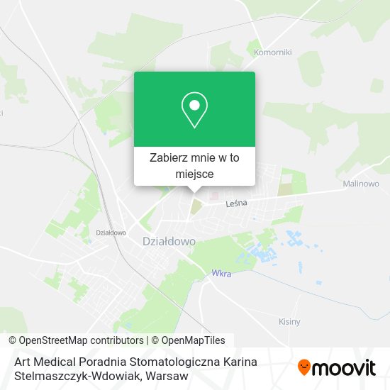 Mapa Art Medical Poradnia Stomatologiczna Karina Stelmaszczyk-Wdowiak