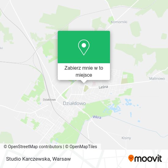 Mapa Studio Karczewska