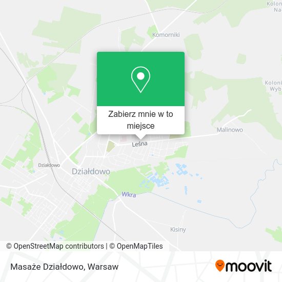 Mapa Masaże Działdowo