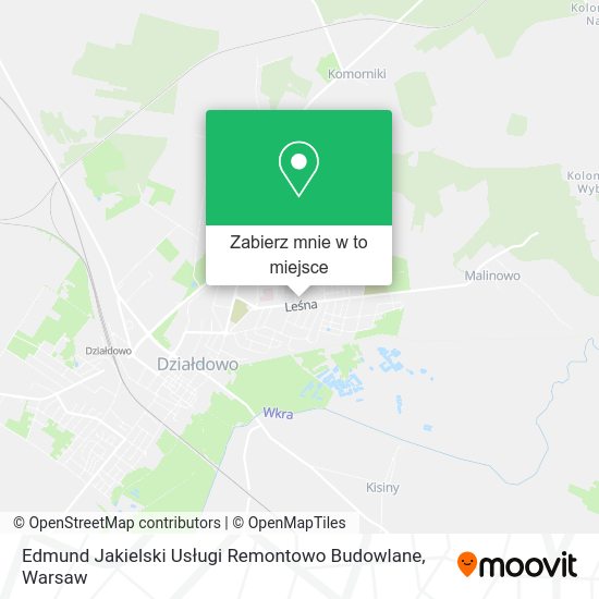 Mapa Edmund Jakielski Usługi Remontowo Budowlane