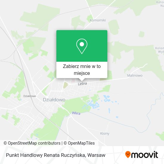 Mapa Punkt Handlowy Renata Ruczyńska