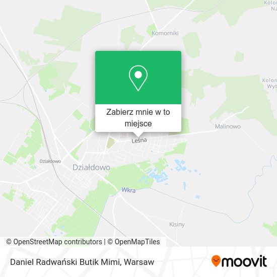 Mapa Daniel Radwański Butik Mimi