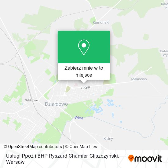 Mapa Usługi Ppoż i BHP Ryszard Chamier-Gliszczyński