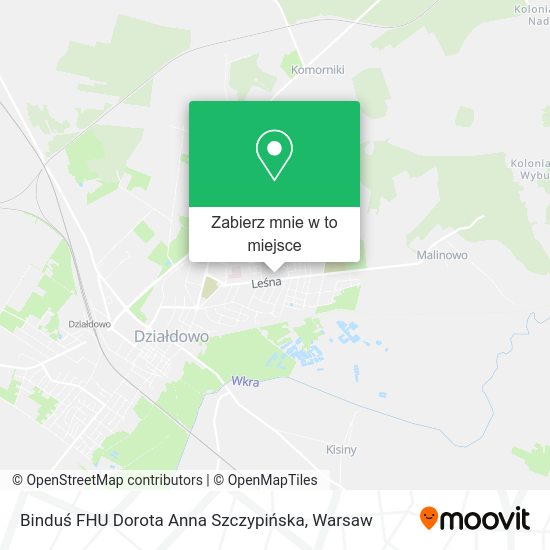 Mapa Binduś FHU Dorota Anna Szczypińska