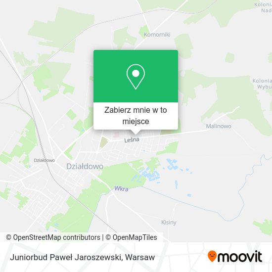 Mapa Juniorbud Paweł Jaroszewski