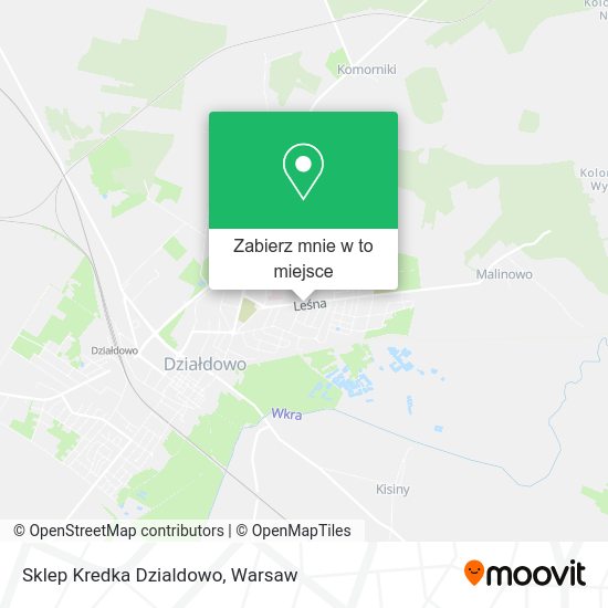 Mapa Sklep Kredka Dzialdowo