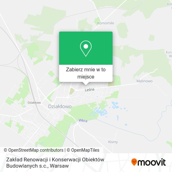 Mapa Zakład Renowacji i Konserwacji Obiektów Budowlanych s.c.