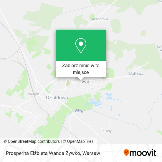 Mapa Prosperita Elżbieta Wanda Żywko