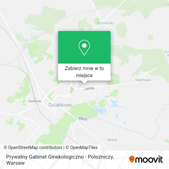 Mapa Prywatny Gabinet Ginekologiczno - Położniczy