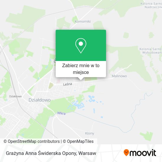 Mapa Grażyna Anna Świderska Opony