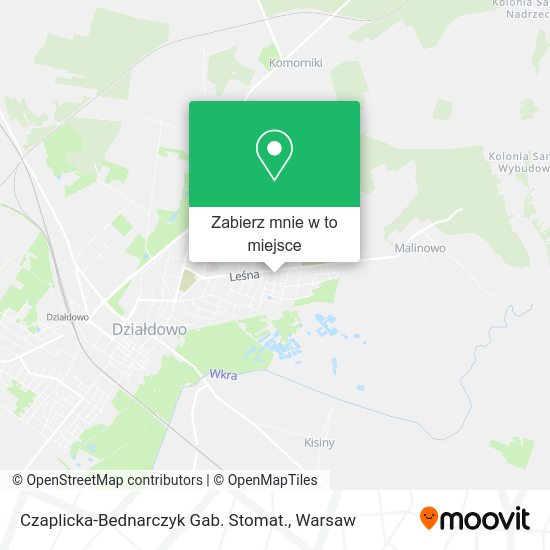 Mapa Czaplicka-Bednarczyk Gab. Stomat.