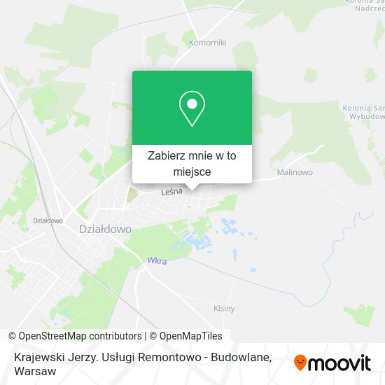 Mapa Krajewski Jerzy. Usługi Remontowo - Budowlane