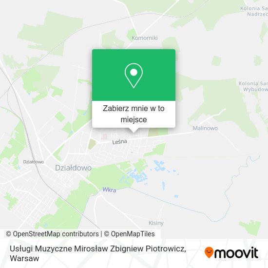 Mapa Usługi Muzyczne Mirosław Zbigniew Piotrowicz