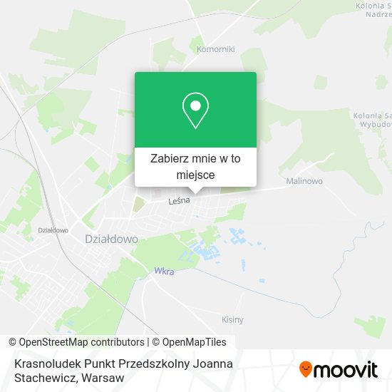 Mapa Krasnoludek Punkt Przedszkolny Joanna Stachewicz