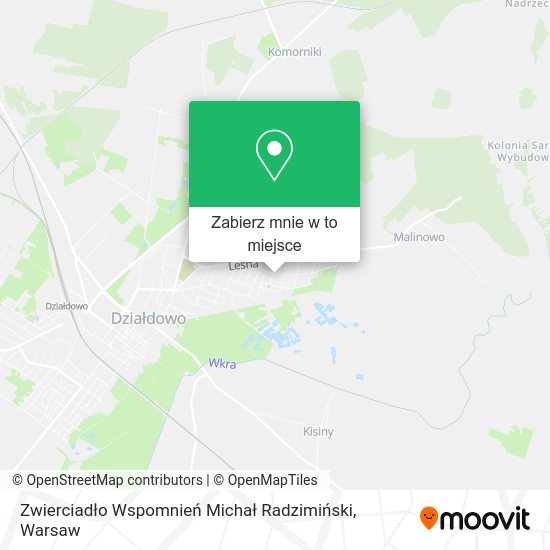 Mapa Zwierciadło Wspomnień Michał Radzimiński