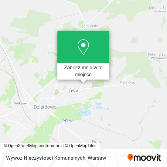 Mapa Wywoz Nieczystosci Komunalnych