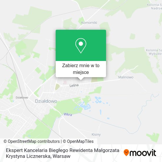 Mapa Ekspert Kancelaria Biegłego Rewidenta Małgorzata Krystyna Licznerska