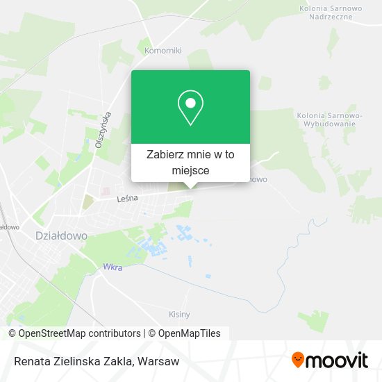 Mapa Renata Zielinska Zakla