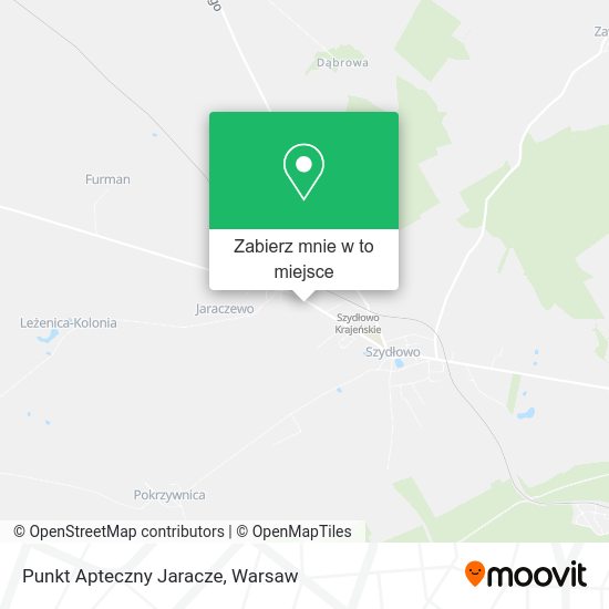 Mapa Punkt Apteczny Jaracze