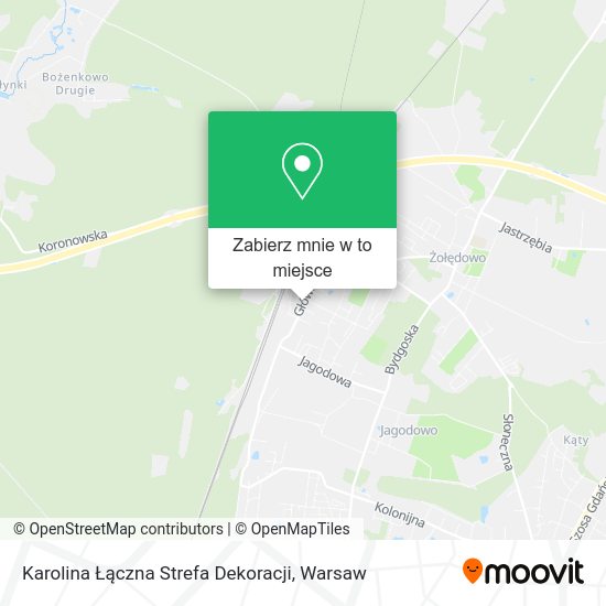 Mapa Karolina Łączna Strefa Dekoracji