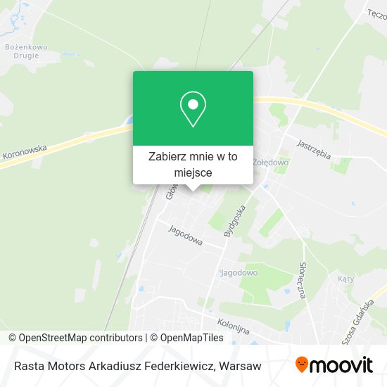 Mapa Rasta Motors Arkadiusz Federkiewicz