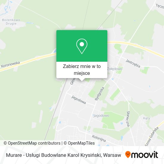 Mapa Murare - Usługi Budowlane Karol Krysiński