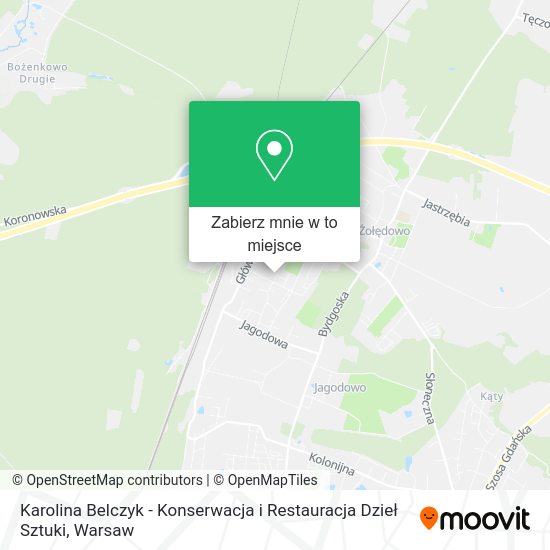 Mapa Karolina Belczyk - Konserwacja i Restauracja Dzieł Sztuki