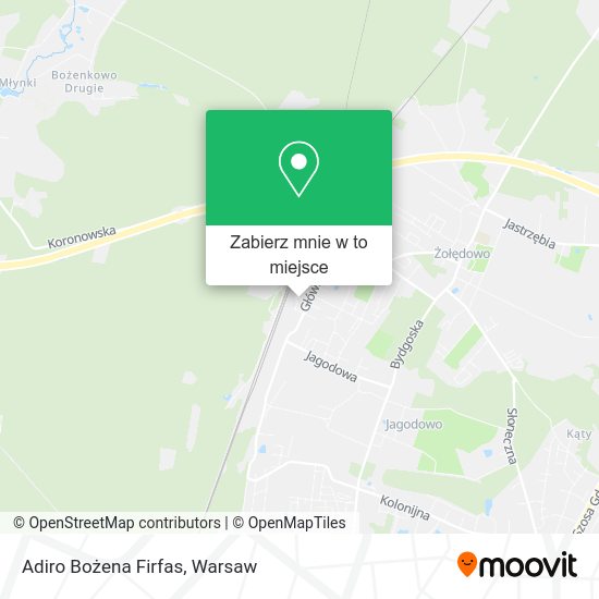 Mapa Adiro Bożena Firfas