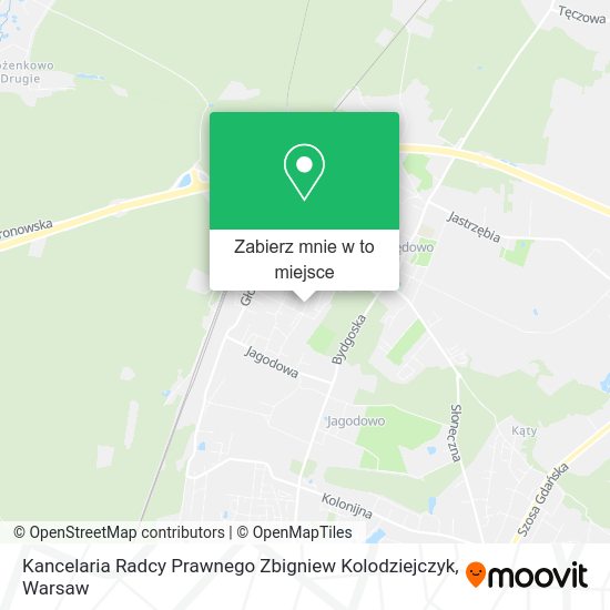 Mapa Kancelaria Radcy Prawnego Zbigniew Kolodziejczyk