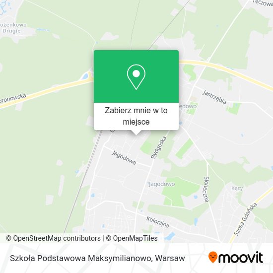 Mapa Szkoła Podstawowa Maksymilianowo