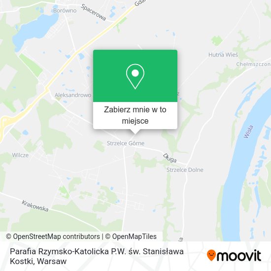 Mapa Parafia Rzymsko-Katolicka P.W. św. Stanisława Kostki