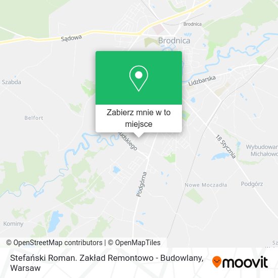 Mapa Stefański Roman. Zakład Remontowo - Budowlany