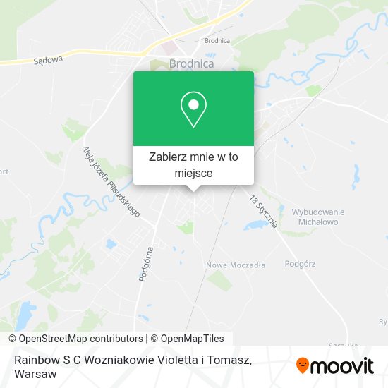 Mapa Rainbow S C Wozniakowie Violetta i Tomasz