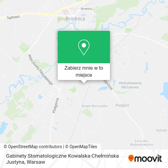 Mapa Gabinety Stomatologiczne Kowalska-Chełmińska Justyna