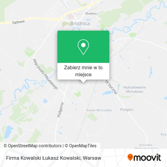 Mapa Firma Kowalski Łukasz Kowalski