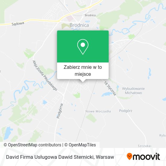 Mapa David Firma Usługowa Dawid Sternicki