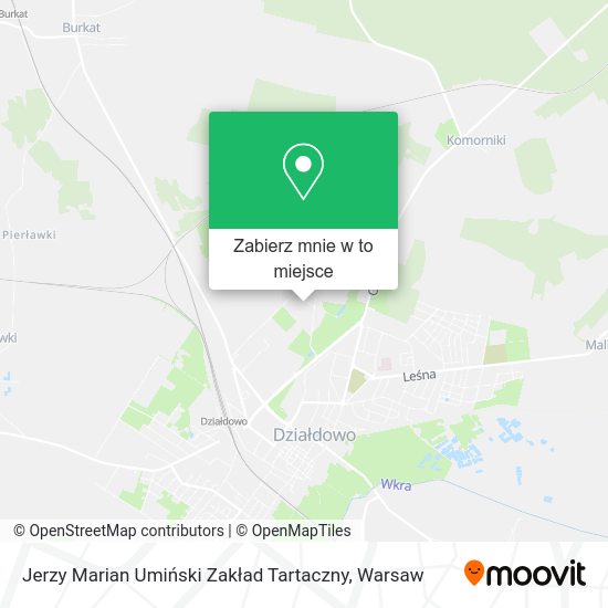 Mapa Jerzy Marian Umiński Zakład Tartaczny