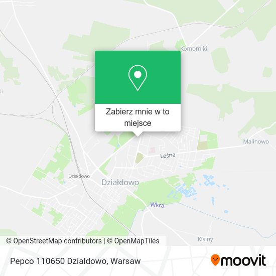 Mapa Pepco 110650 Dzialdowo