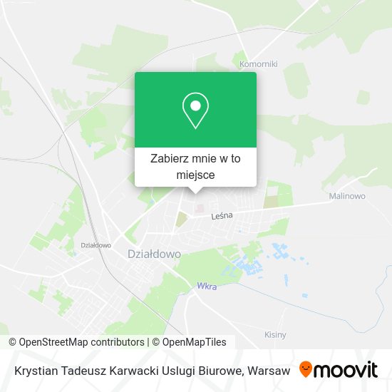 Mapa Krystian Tadeusz Karwacki Uslugi Biurowe