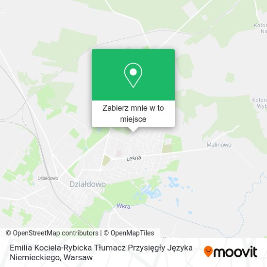 Mapa Emilia Kociela-Rybicka Tłumacz Przysięgły Języka Niemieckiego