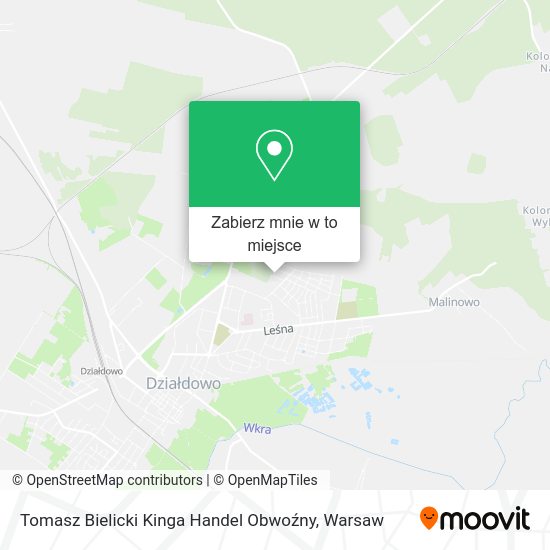 Mapa Tomasz Bielicki Kinga Handel Obwoźny