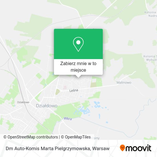 Mapa Dm Auto-Komis Marta Pielgrzymowska