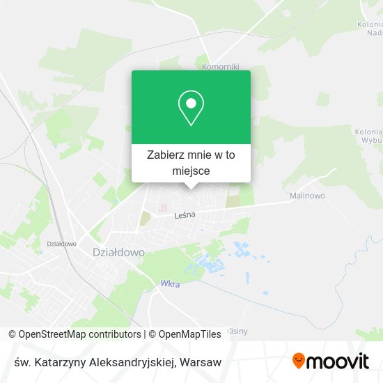 Mapa św. Katarzyny Aleksandryjskiej