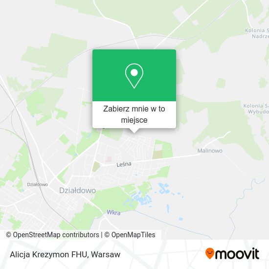 Mapa Alicja Krezymon FHU